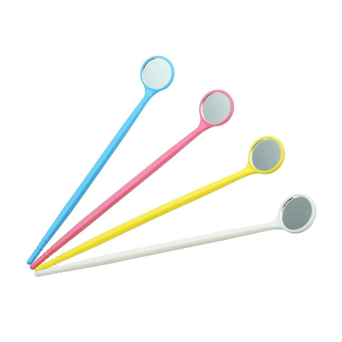 Specchietti Orali Blu, Kit Igiene Orale 100 Pezzi per Uso Domestico, Specchio Visivo per Ispezione e Fotografia Orale