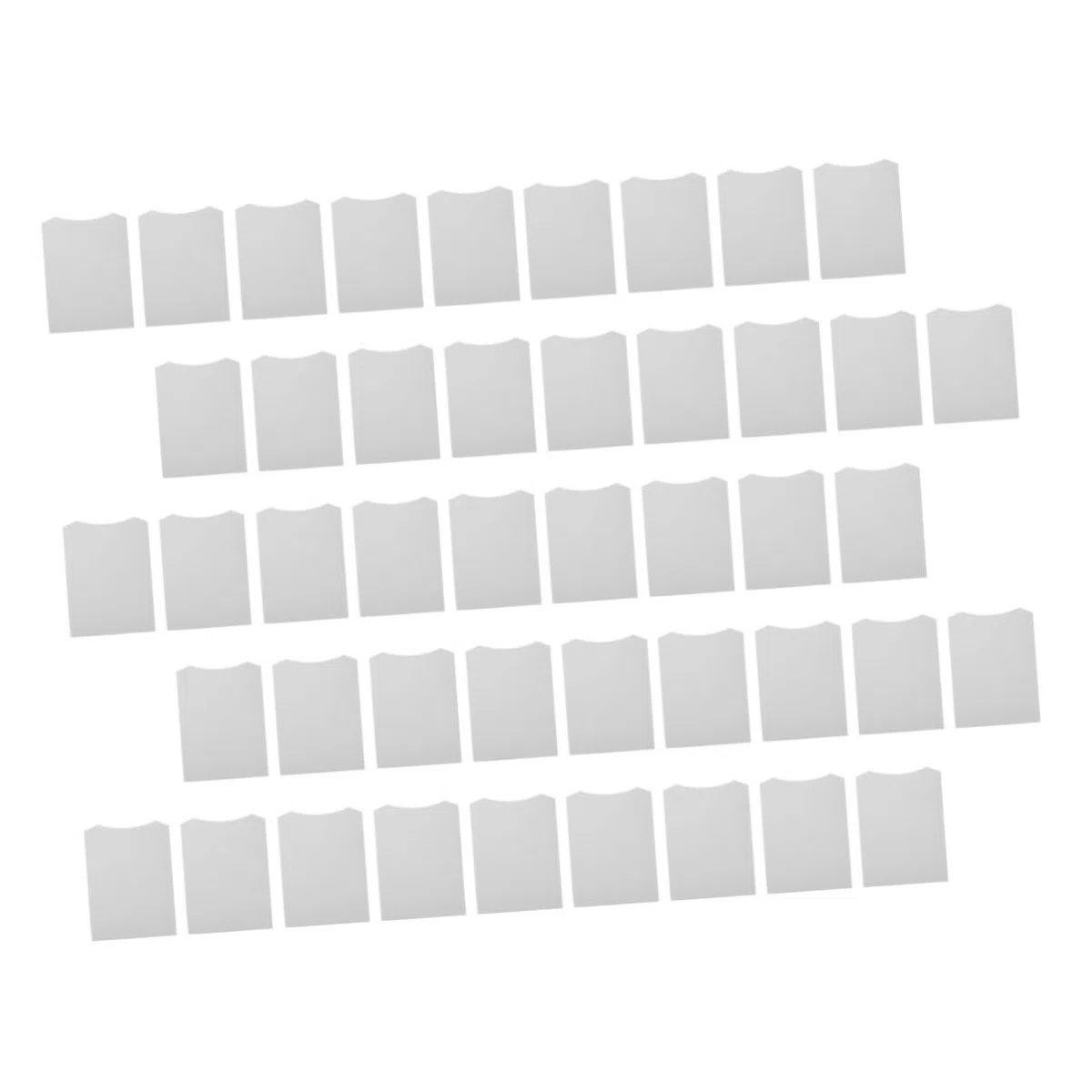 ULTECHNOVO 50pezzi Cartone Per Inserto Packaging Camicie Bianco Rinforzato Per Esposizione Abbigliamento Leggero Stabile Per Magliette Adulti