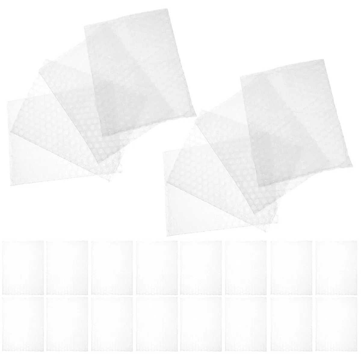 Gatuida Confezione da 100 sacchetti per bolle da 15 x 10 cm, sacchetti antiurto a bolle per spedizione professionale