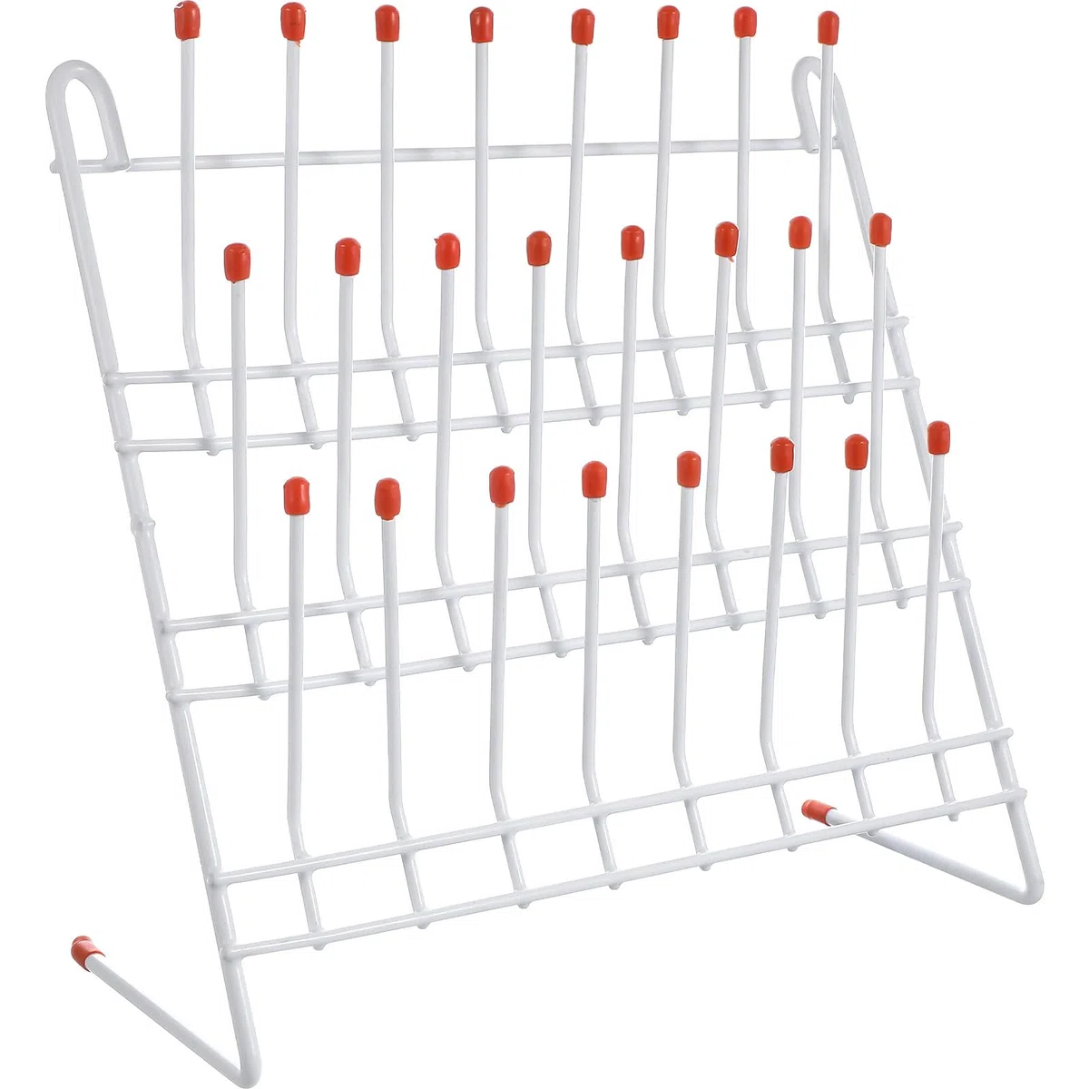 ULTECHNOVO Gocciolatoio Per Laboratorio in Metallo 11.50In Porta Provette E Bicchieri Rack Di Asciugatura Organizzatore Per Uso Scientifico E Industriale 11.81X11.81In