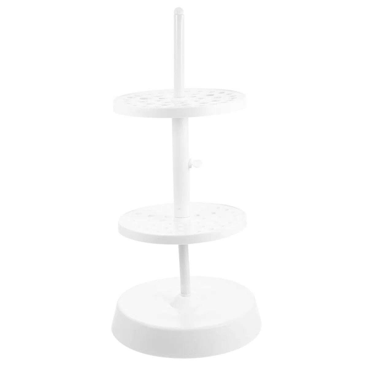 Supporto per Pipette da Laboratorio Rack Rotondo per Pipette Graduate in Plastica Bianco Rotabile e Facile da Pulire Accessorio per Laboratorio