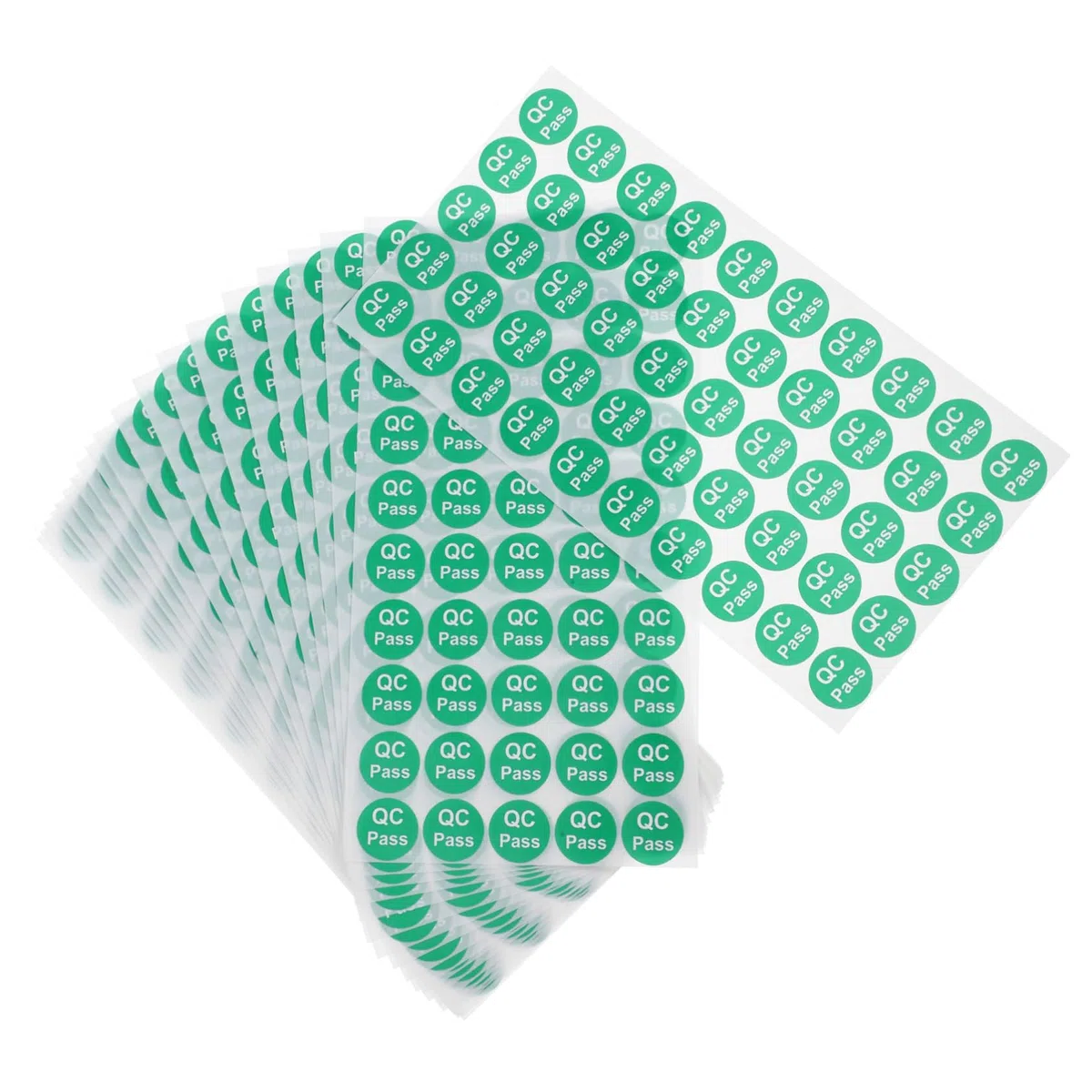 ABOOFAN 1000pezzi Adesivi Di Controllo Qualità Adesivi Colorati Testati in Magazzino Per Test Di Qualità Etichette Etichette Per Controllo Di Spedizione