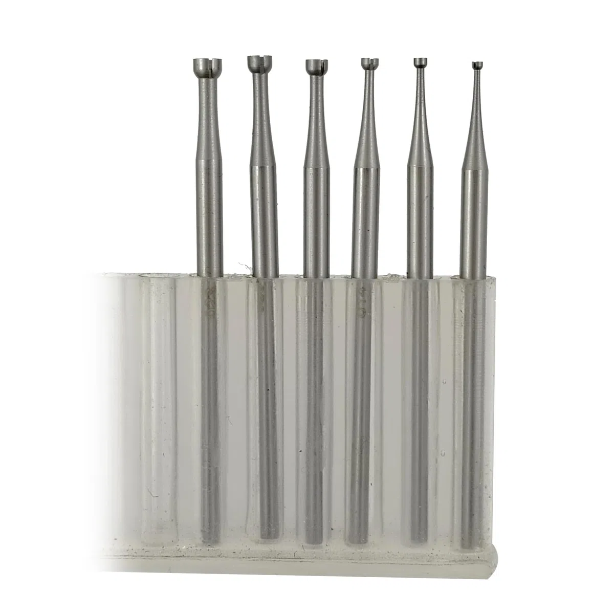6 frese a bocca aperta – 3/32 '' Shank Jewelry Setting Cup Burs Wire Rounder Bits Lapidary Making Bits per utensili rotanti include Dremel (008-023)