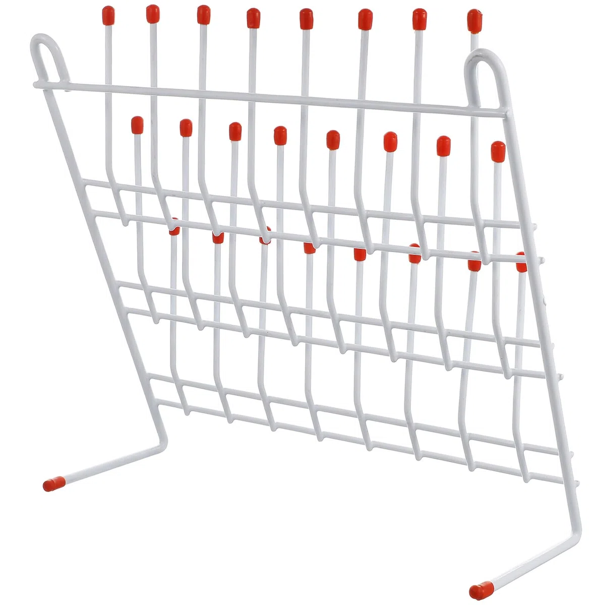 Rastrelliera Per Provette Da Laboratorio in Metallo Supporto Per Asciugare Vetreria Scientifica Stendino Per Bottiglie Design Unico e Drenaggio Efficiente