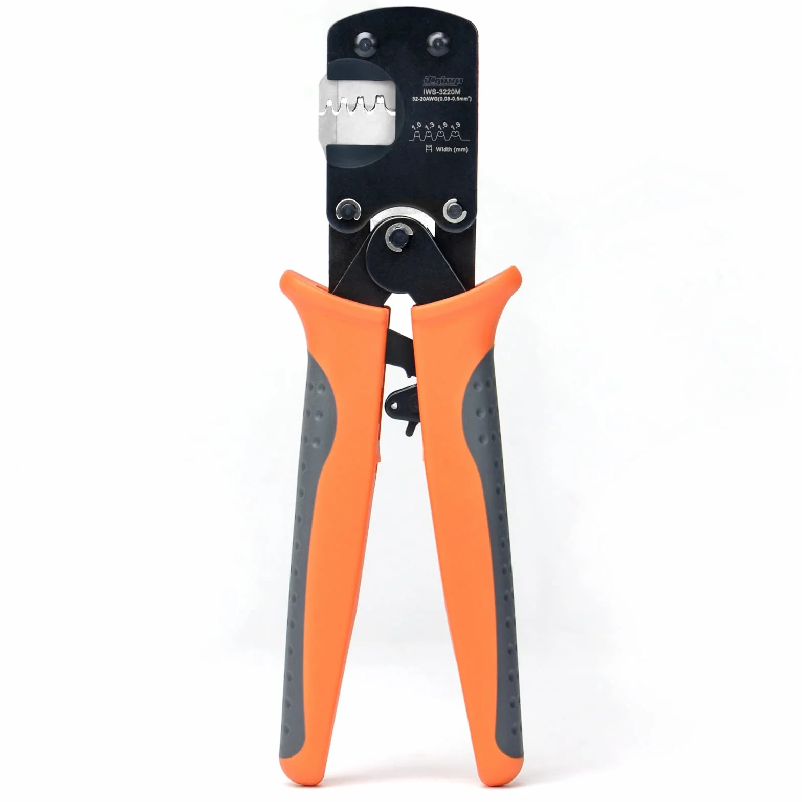 iCrimp IWS-3220M Micro Connettore Pin Crimping Tool 0.03-0.5mm² Crimpatrice a cricchetto per D-Sub, Barile Aperto adatta Molex, JST, JAE