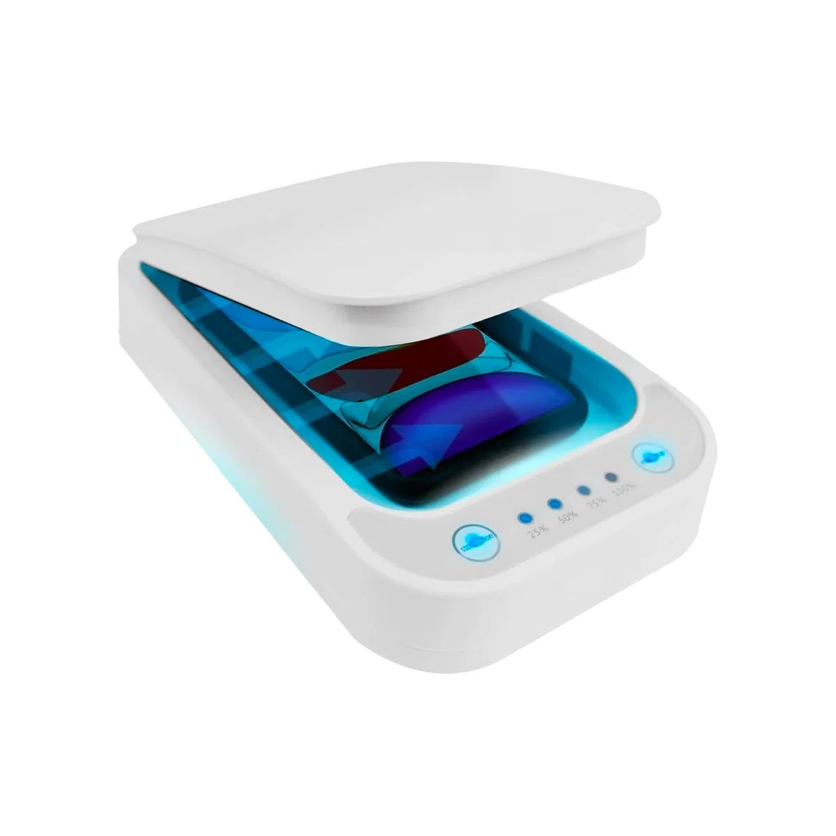 Avilia Box Sterilizzante e Disinfettante ai Raggi UV - Ideale per Utensili e Accessori Elimina Fino al 99,9% di Batteri e Virus -per Telefoni, Accessori, Pennelli e Utensili - Facile da Pulire e Usare