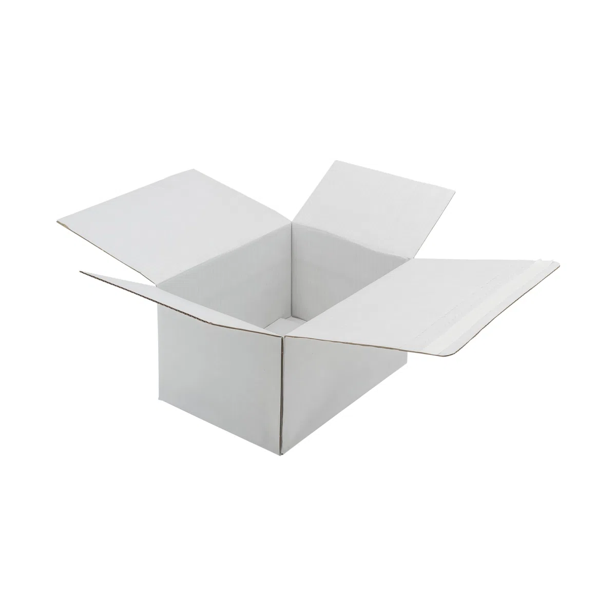 IMBALLAGGI 2000 - Scatole Trasloco Automontanti ‎Bianche 30x30x30 a 1 Onda, 10 Scatole Cartone Resistenti con Bordo Adesivo, Scatoloni Spedizioni Imballaggio - Cartoni per Traslochi e Archiviazione