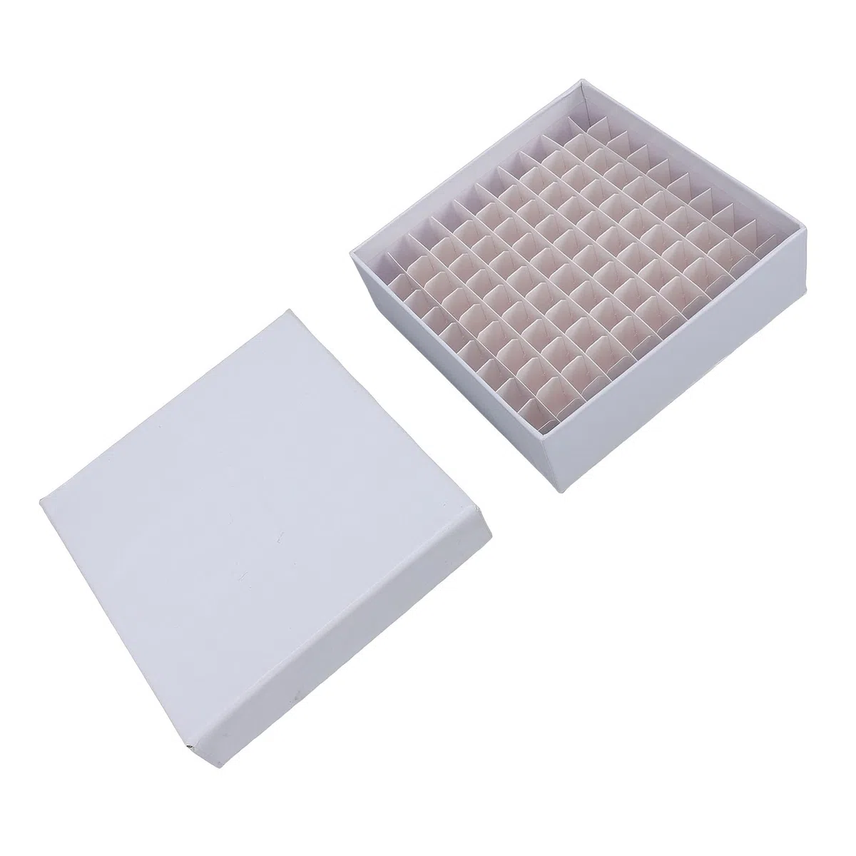 Pssopp Cryo Box in Cartone, Rack per Provette per Microcentrifuga e Scatola di Stoccaggio per Microprovette Resistente Al Ghiaccio per Microprovette da 1,5-2,0 Ml Cryo Box in Cartone, Centrifuga Ad