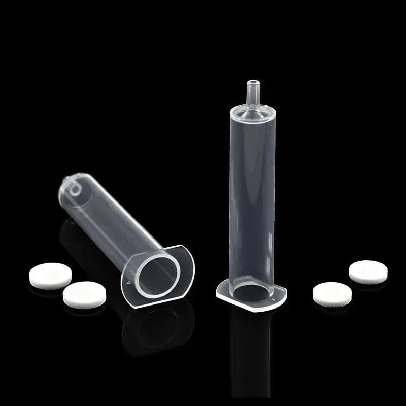 Cartucce SPE, colonna vuota, incl. provette vuote da 1~12 ml e frit in PE for colonna di estrazione in fase solida, forniture for esperimenti HPLC da laboratorio(12 mL)