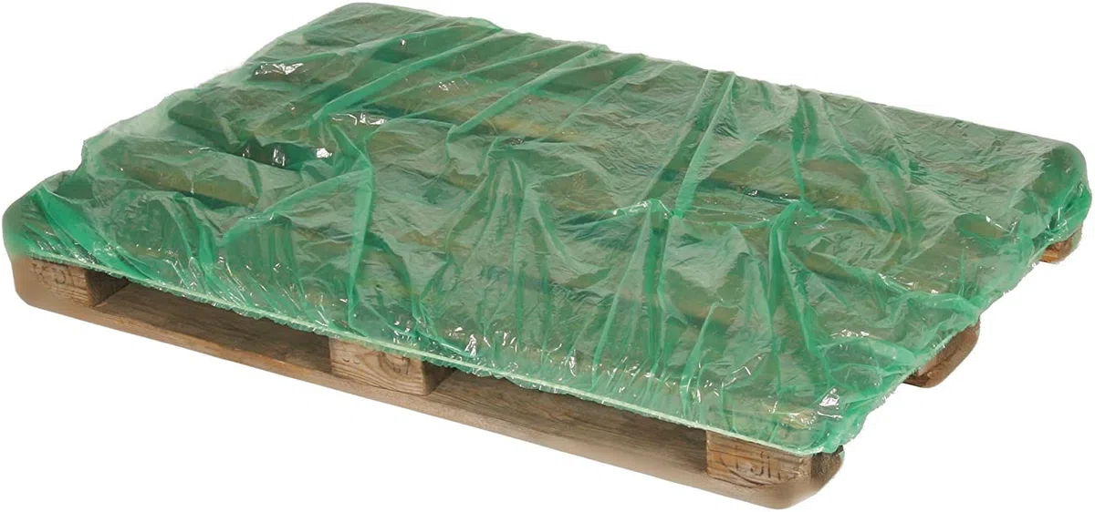Telo di copertura per pallet europei, verde, 10 pezzi