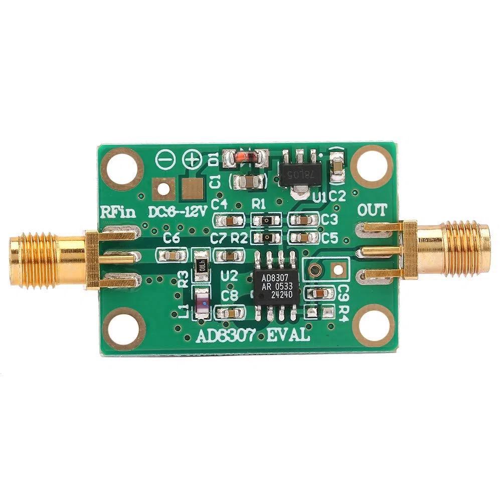 Modulo Rilevatore RF AD8307 0.1-600MHz per Misurazione Potenza Logaritmica Test RF Laboratorio Elettronico