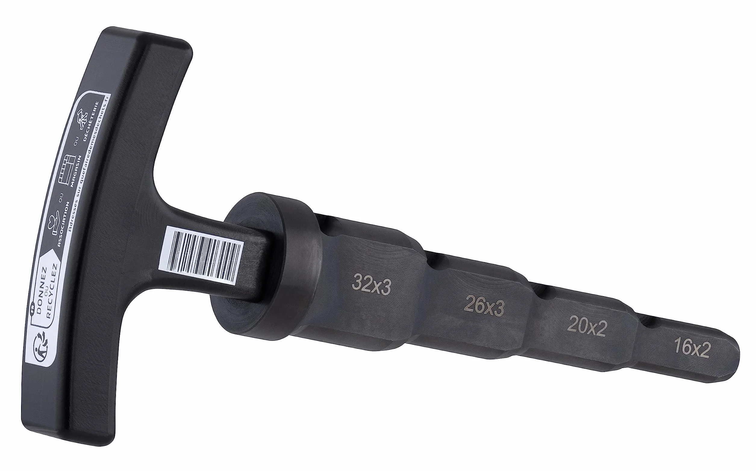 Calibratore sbavatore per tubo multistrato Ø16–32 mm | Per preparare i tagli prima della pressatura | Preciso, robusto e facile da usare | QUICK PLOMBERIE
