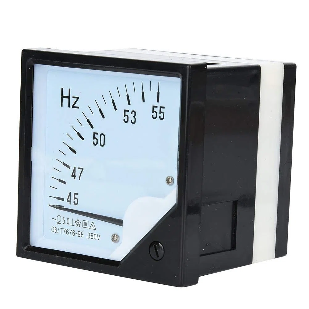 Misuratore da pannello analogico AC 380V Frequenzimetro AC 380V 1.5 Alta precisione 1.5 Precisione per uso chimico di imprese industriali e minerarie
