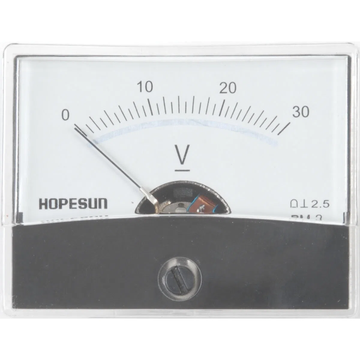 voltmetre Analogique di tableau 30 V CC/60 x 47 mm