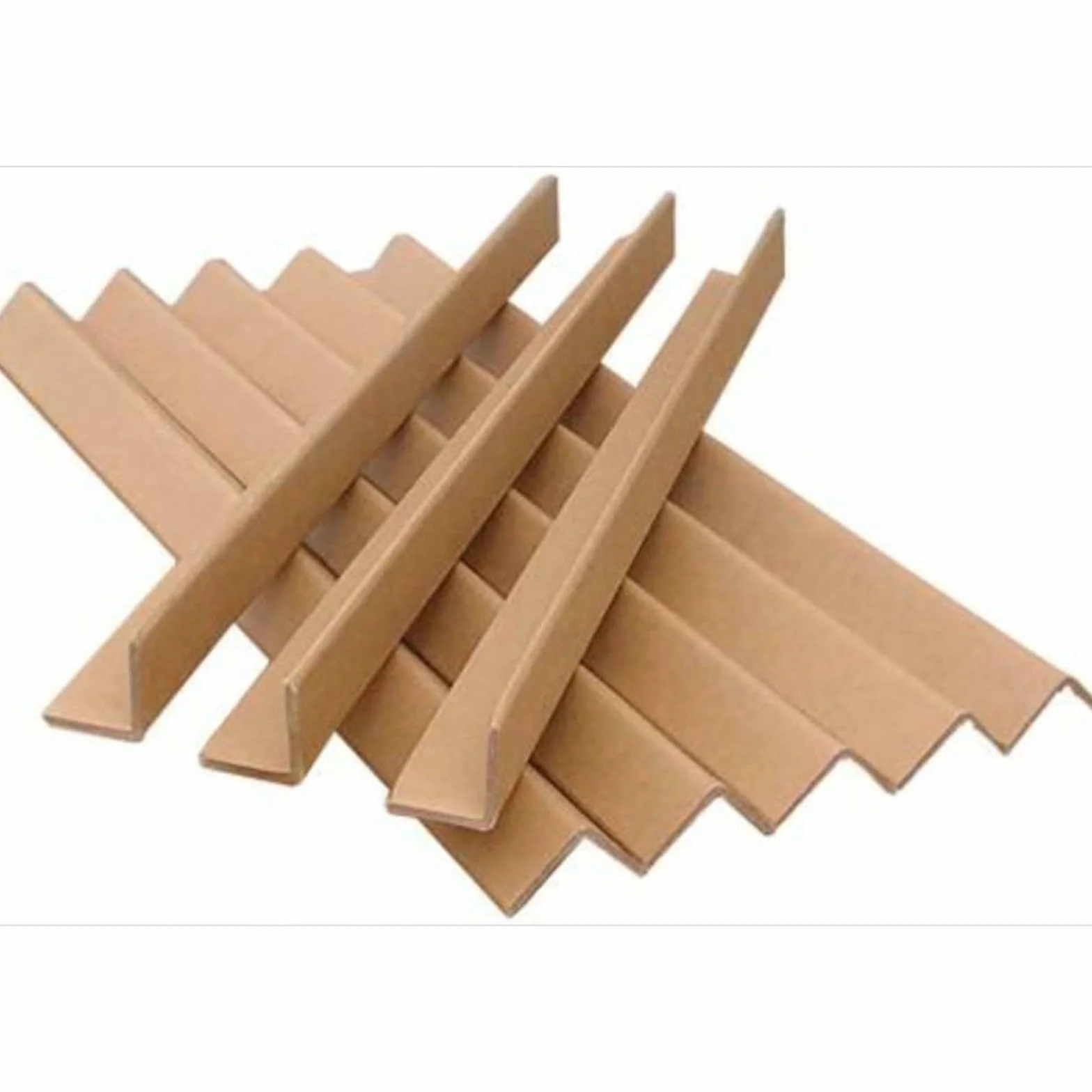 Imballaggi Point - Paraspigoli angolari in cartone pressato per reggiatrici Automatiche e Semiautomatiche - Misure 110 cm – 35x35 mm Spessore 3 mm - Resistenti e Riciclabili - Set da 20