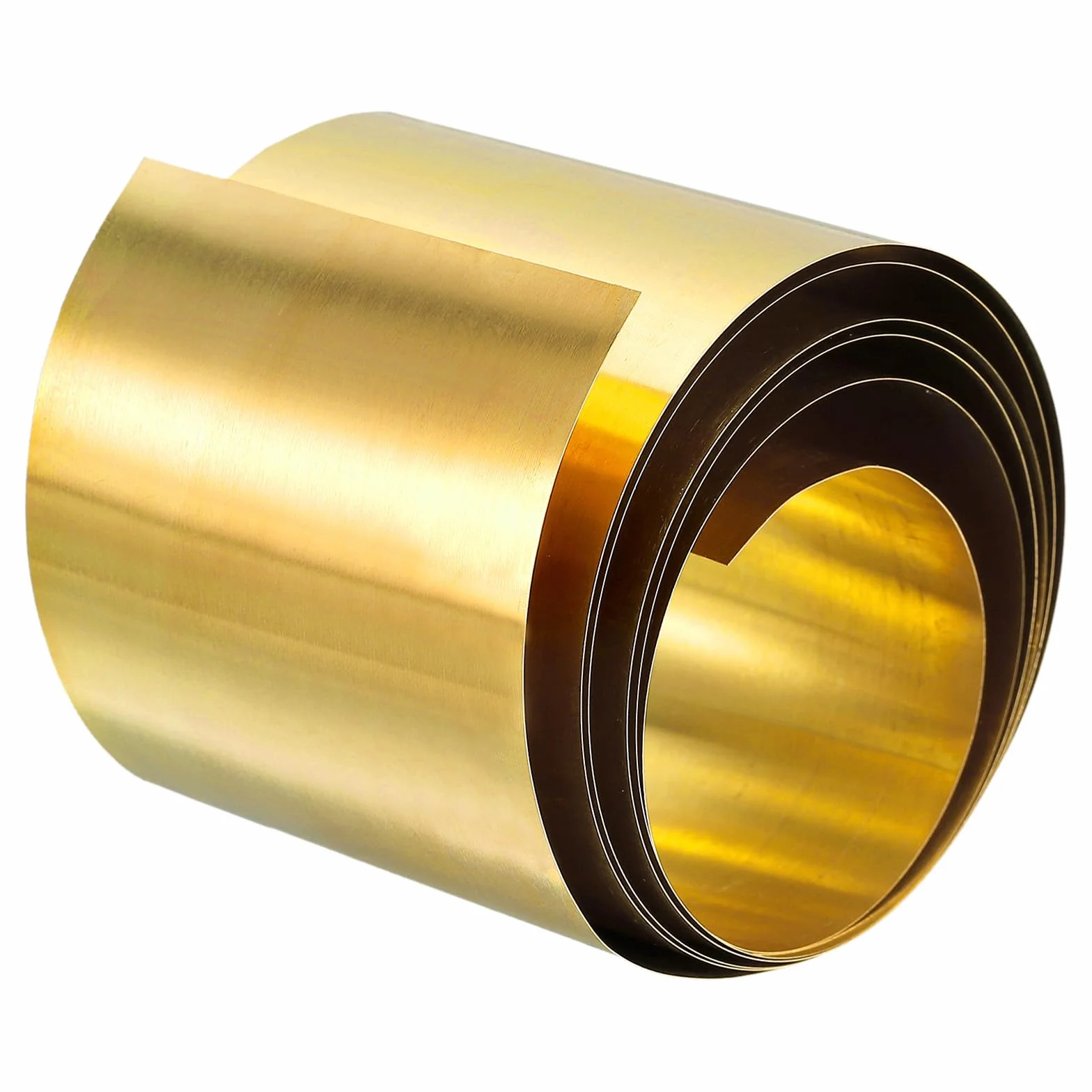 QUARKZMAN Ottone Foglio Rotolo, Metallo Lamina Piastra 1000mm x 60mm x 0,3mm Foglio di Ottone Piastra in Ottone Lamiera Sottile Fogli di Rame per Sbalzo